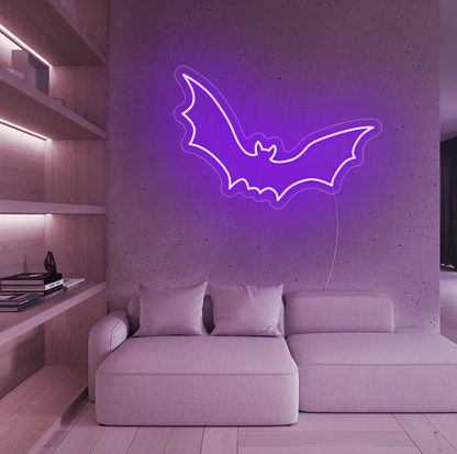 Bat Cartoon character LED Neon Sign