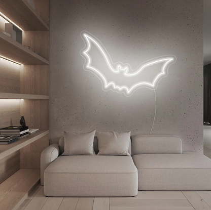 Bat Cartoon character LED Neon Sign