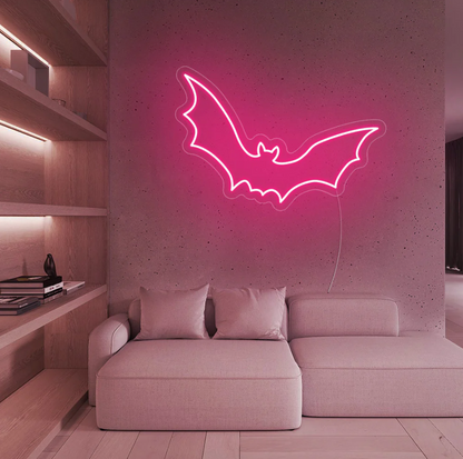 Bat Cartoon character LED Neon Sign