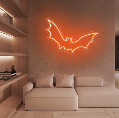 Bat Cartoon character LED Neon Sign