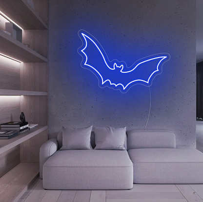 Bat Cartoon character LED Neon Sign
