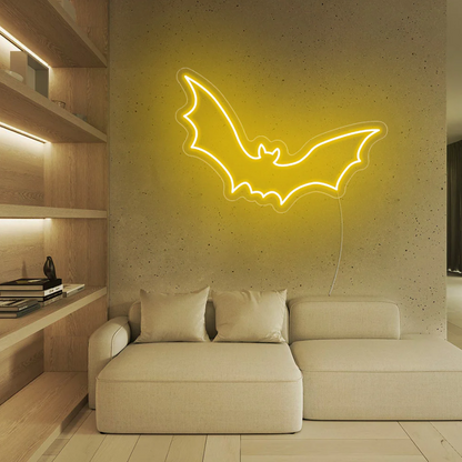 Bat Cartoon character LED Neon Sign