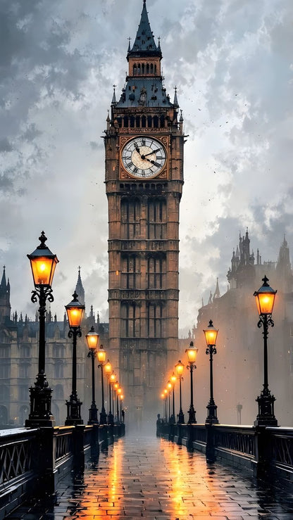 Big Ben Twilight Bridge