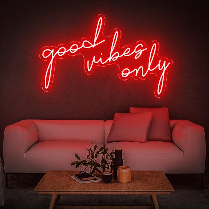 Good vibes only LED-Neon Sign