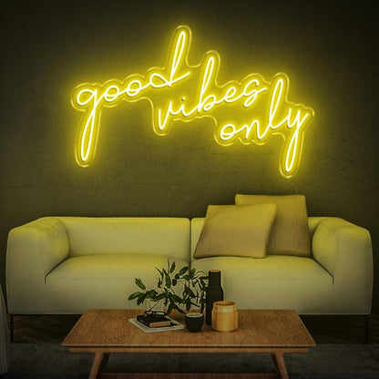 Good vibes only LED-Neon Sign