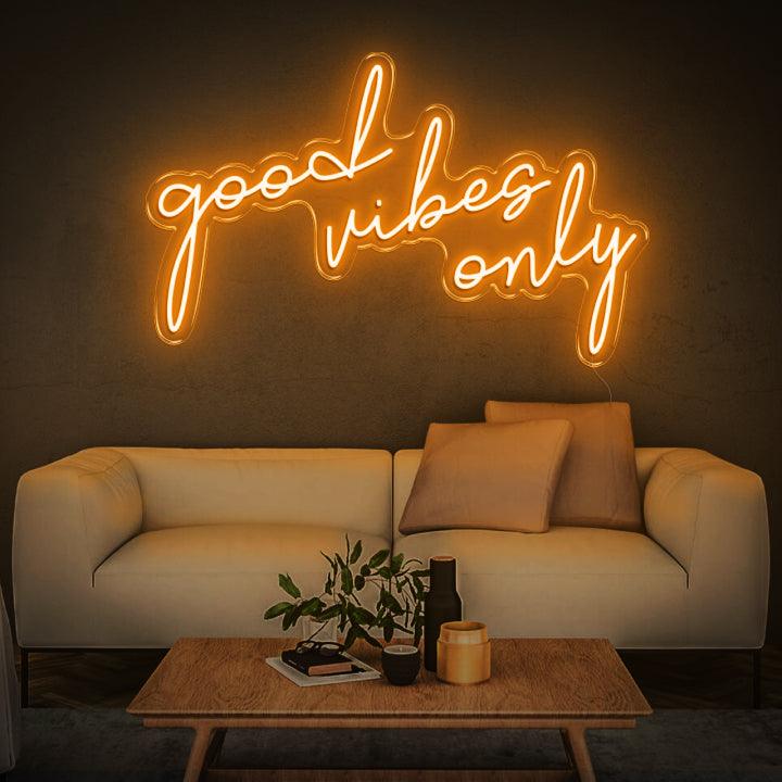 Good vibes only LED-Neon Sign