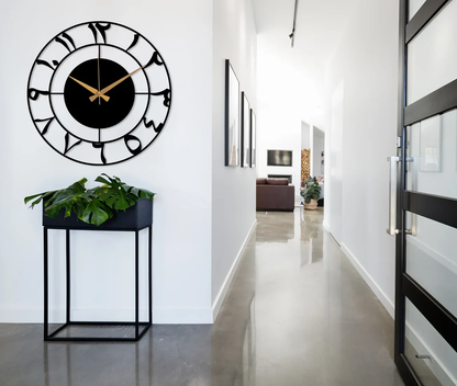 Wooden Acrylic Arabic Numbers Wall Clock | Arabic Wall Clock