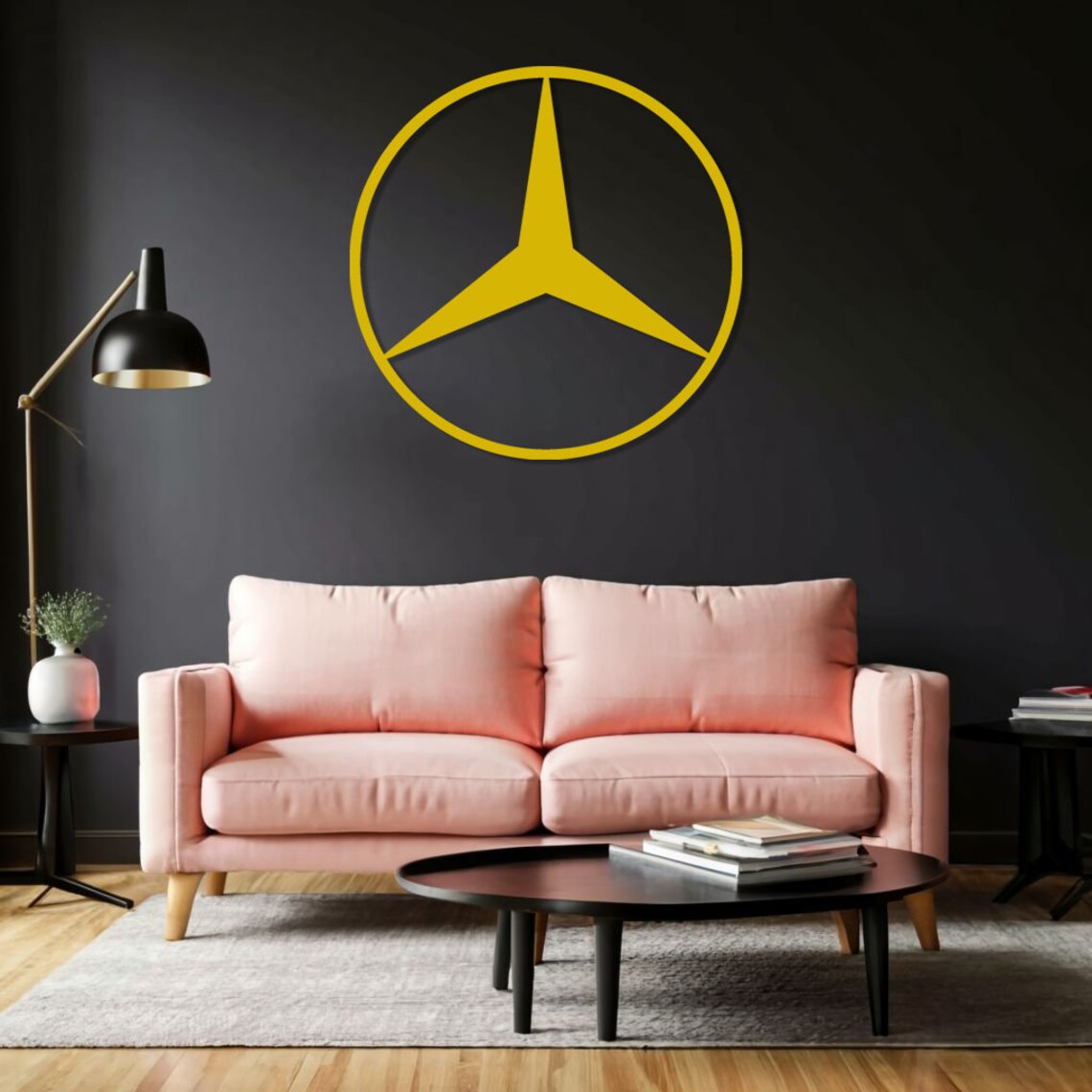 Mercedes Sign Wall Decor – Acrylic Wall Art