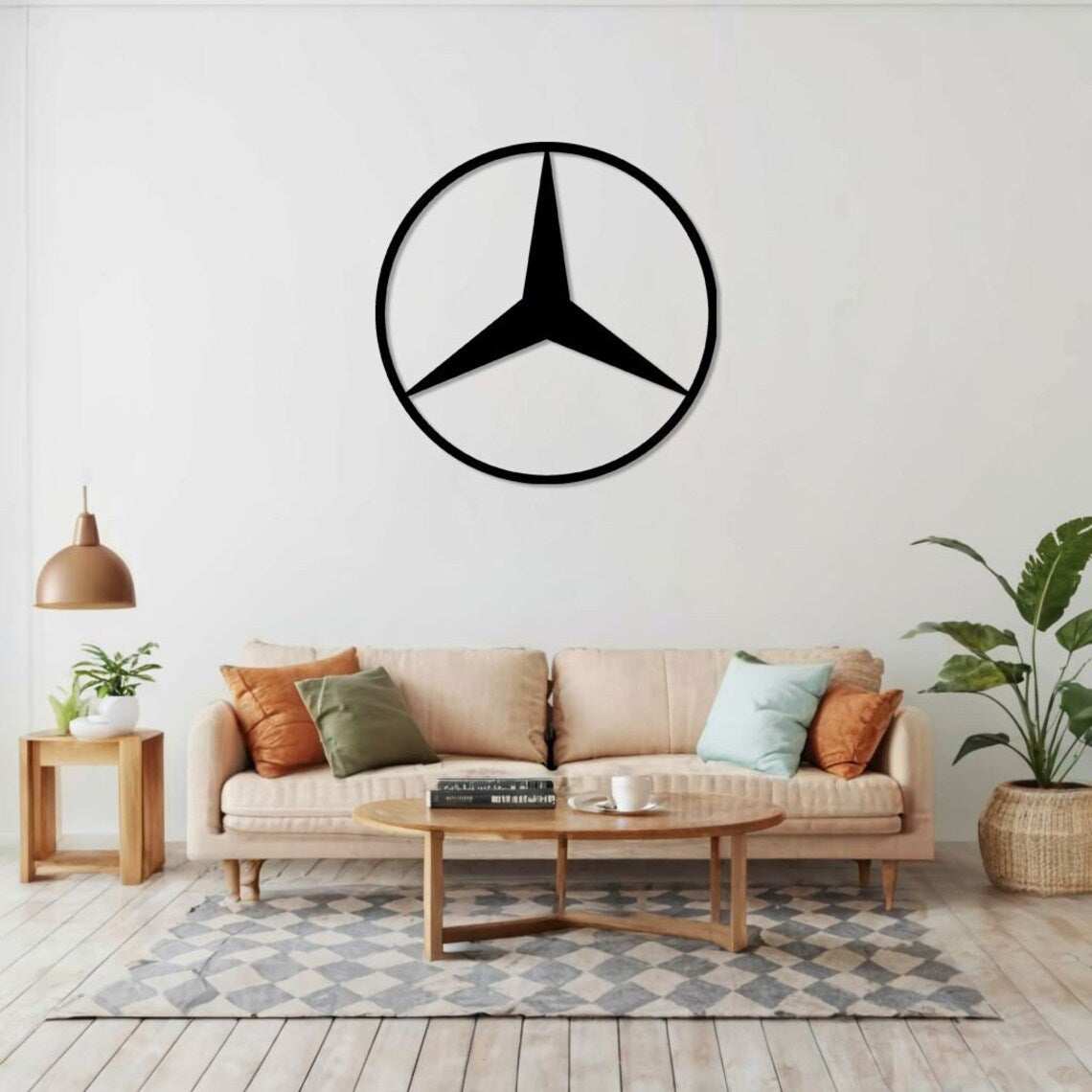 Mercedes Sign Wall Decor – Acrylic Wall Art