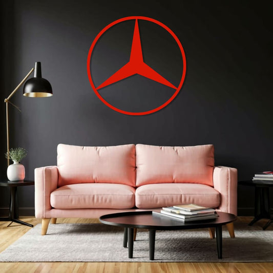 Mercedes Sign Wall Decor – Acrylic Wall Art