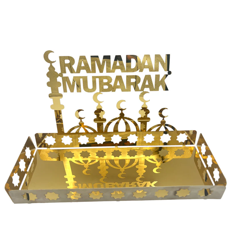 Ramadan Mubarak Dates Tray (Large)