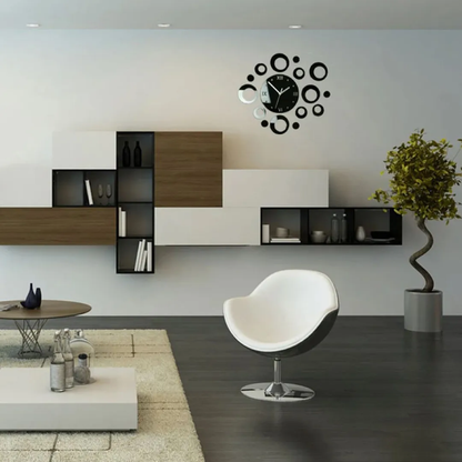 Artistic Wall Clock with Roman Numerals and Dynamic Design