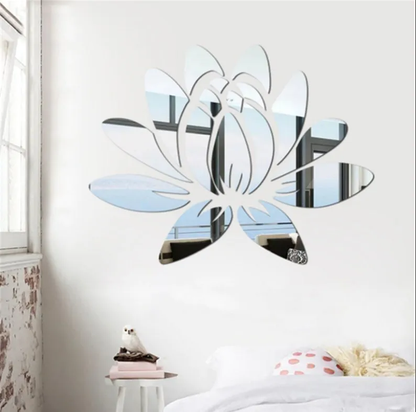 3D Lotus Wall Decor- Delicate Floral Elegance for Modern Interiors