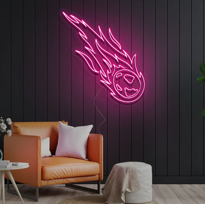 Meteoroid Neon Sign