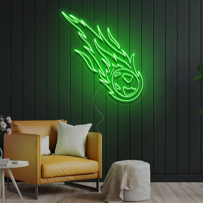 Meteoroid Neon Sign