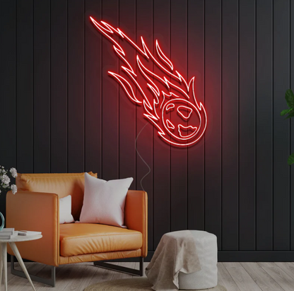Meteoroid Neon Sign