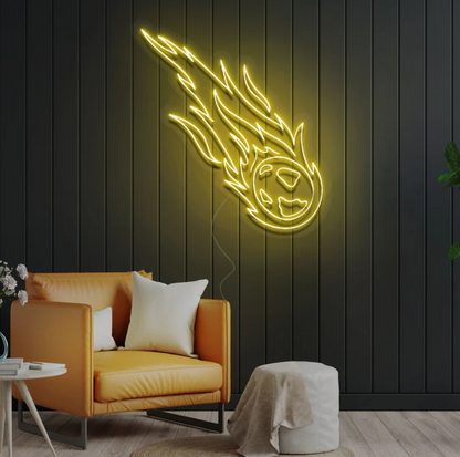 Meteoroid Neon Sign