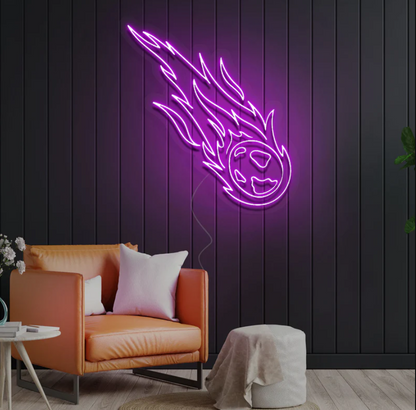 Meteoroid Neon Sign