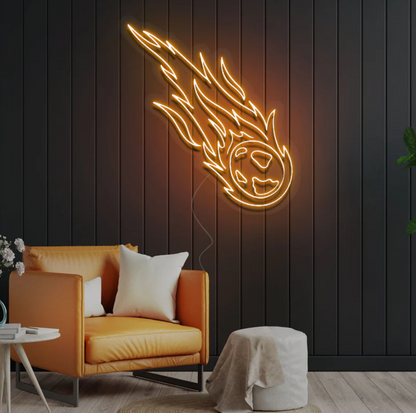 Meteoroid Neon Sign