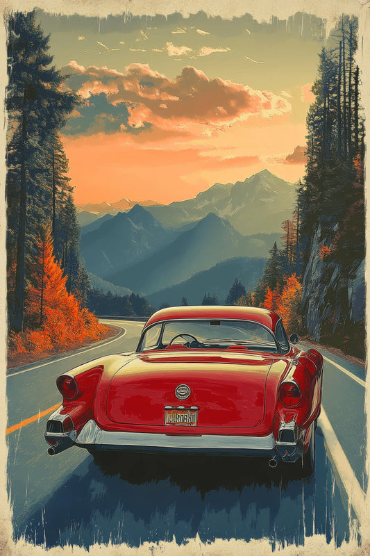 Crimson Cruiser in the Cascades